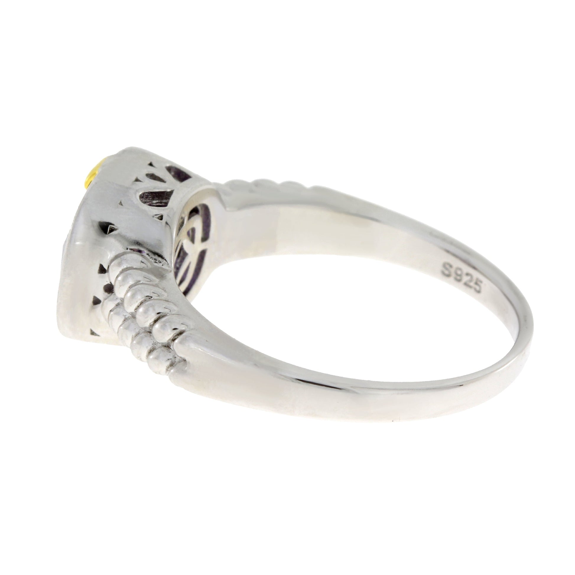 Genuine Cubic Zirconium Ring Sterling Silver Bids.com