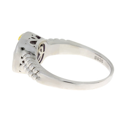 Genuine Cubic Zirconium Ring Sterling Silver Bids.com