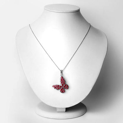 4.72 Carat Genuine Ruby .925 Sterling Silver Pendant Bids.com