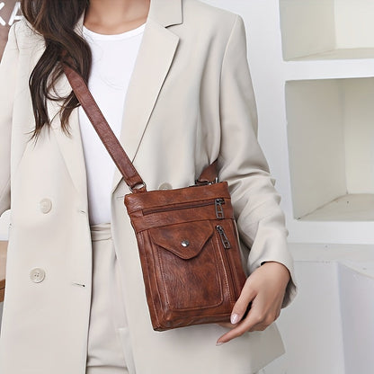 Women’s Vintage Leather Crossbody Bag DailySale