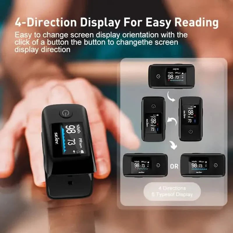 Oximeter Heart Rate Monitor & Hypertension Detector DailySale