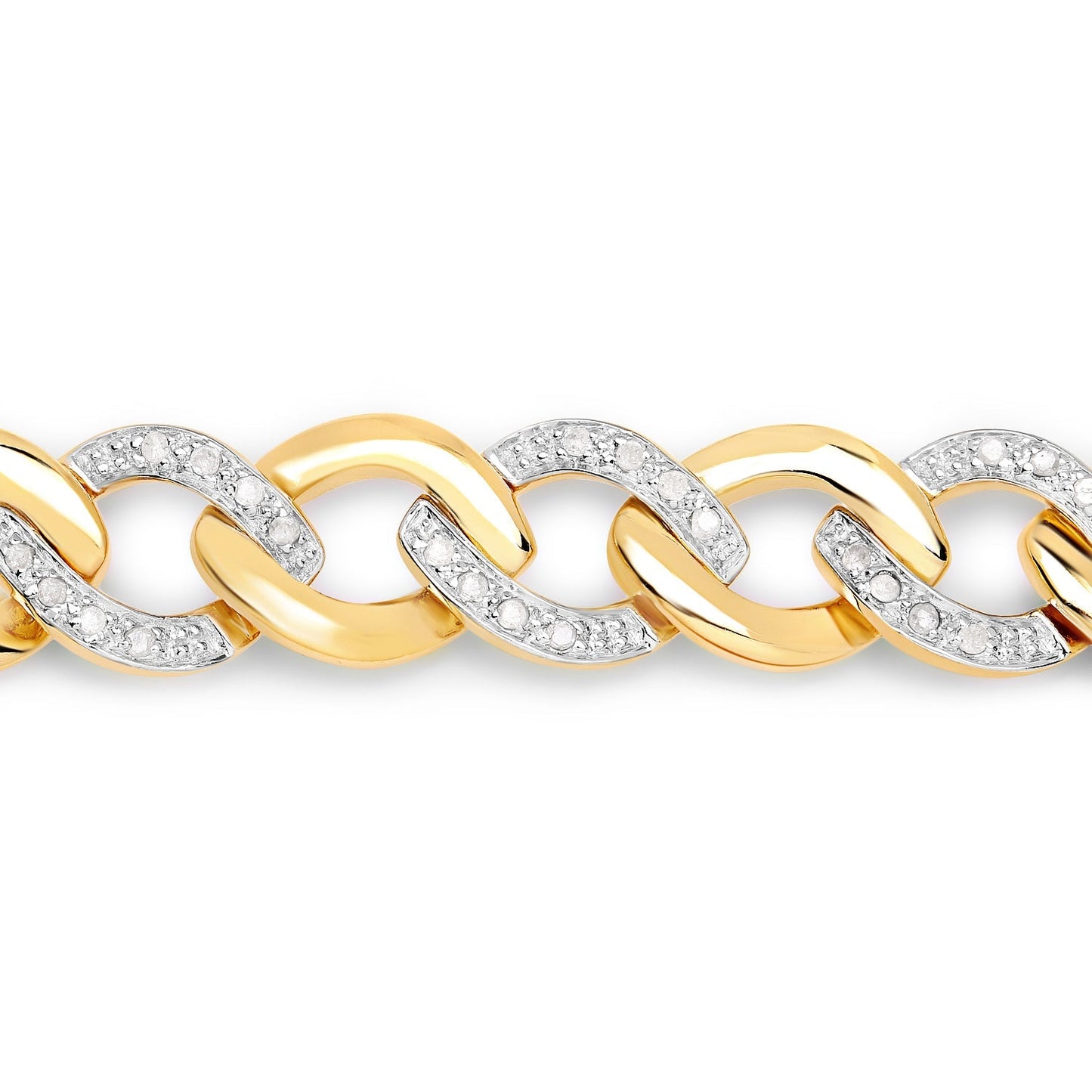 0.70 Carat Genuine White Diamond .925 Sterling Silver Bracelet Bids.com