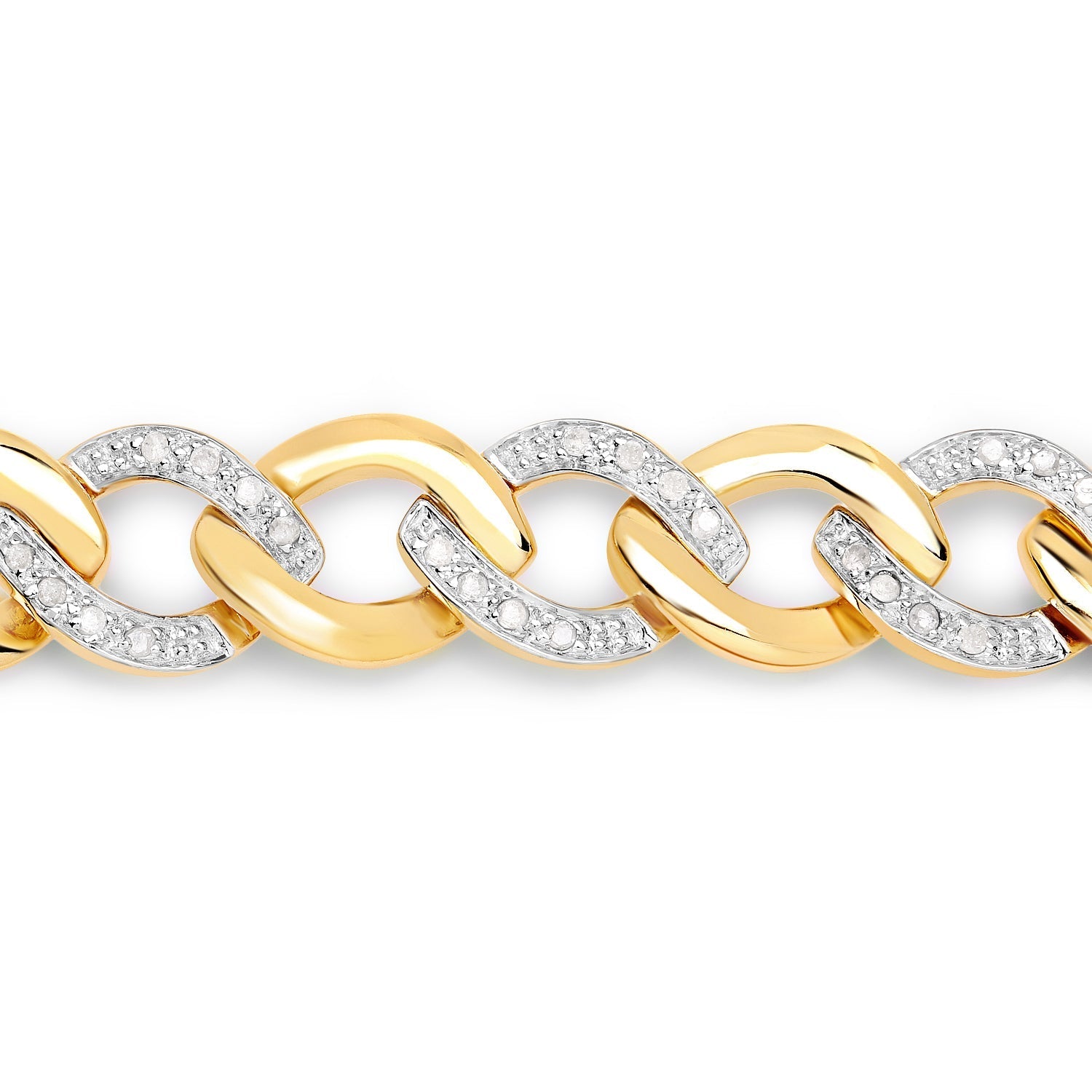 0.70 Carat Genuine White Diamond .925 Sterling Silver Bracelet Bids.com