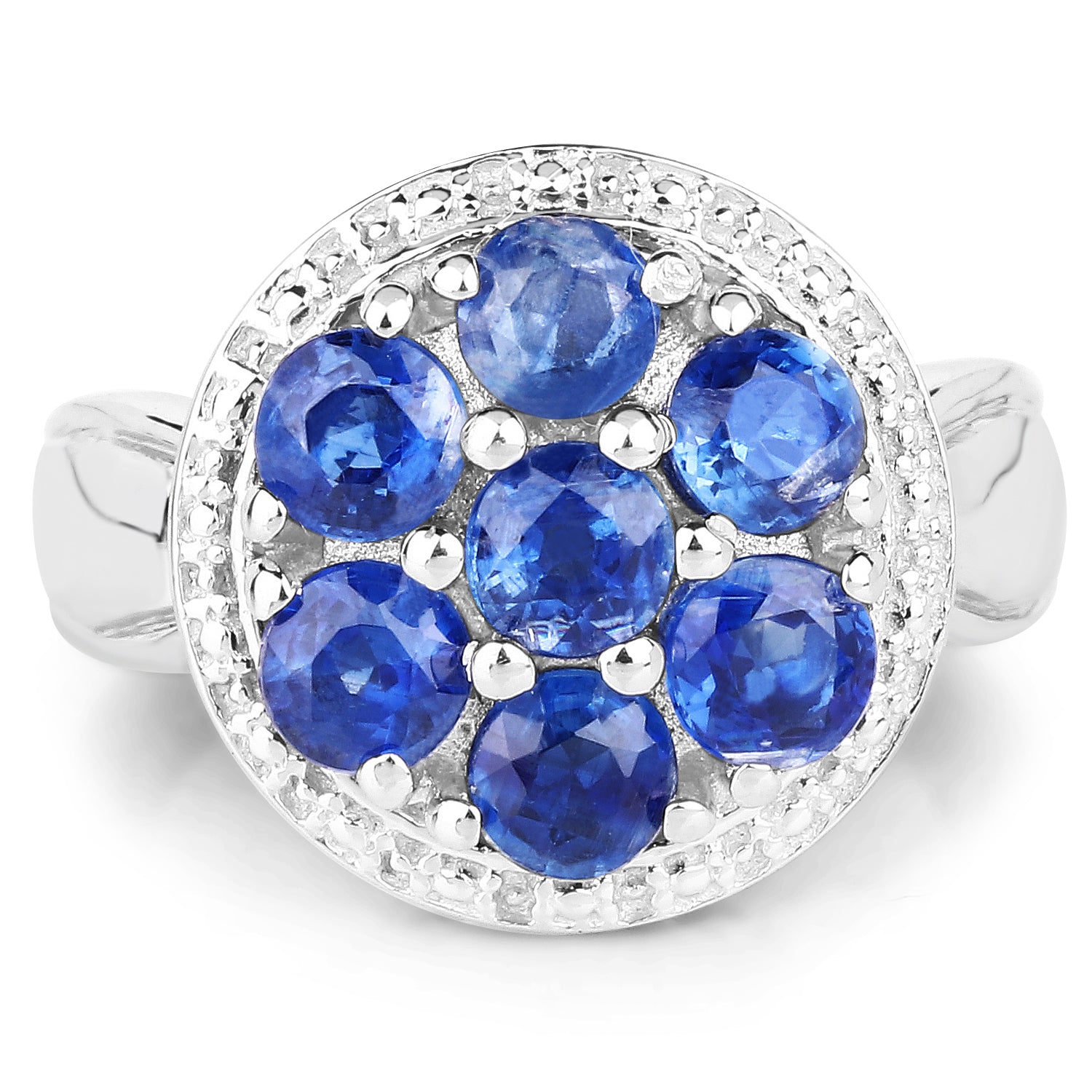 2.66 Carat Genuine Kyanite .925 Sterling Silver Ring Bids.com