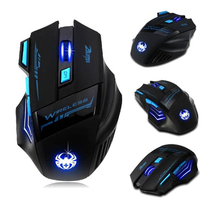 7 Buttons LED Optical Wireless Gaming Mouse DailySale