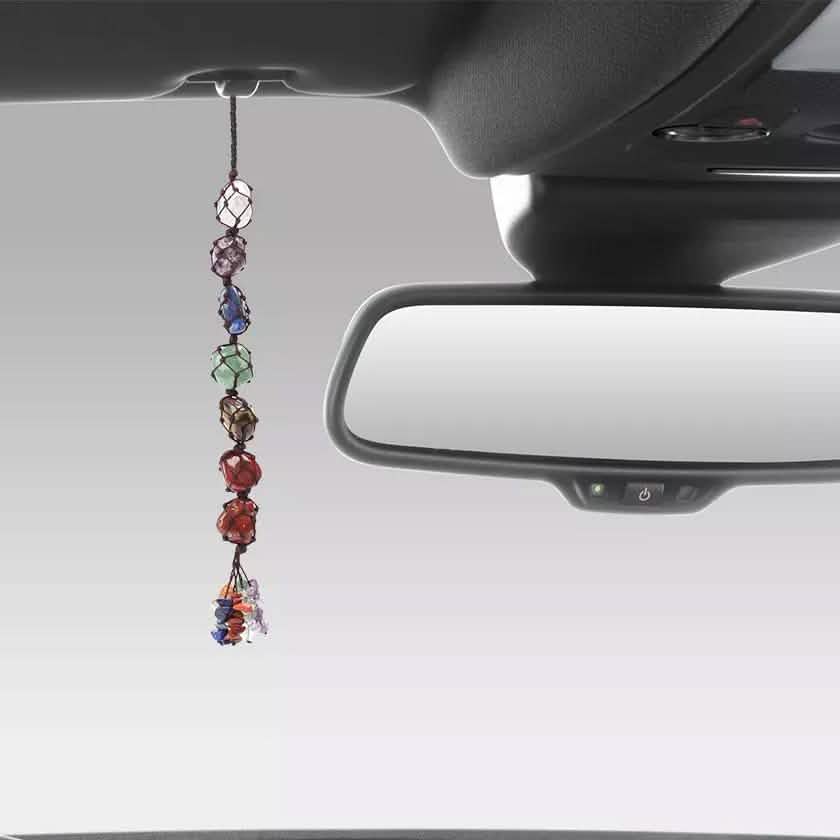 7 Chakra Gemstones Reiki Healing Crystals Tassel Wall Car Hanging Ornament DailySale