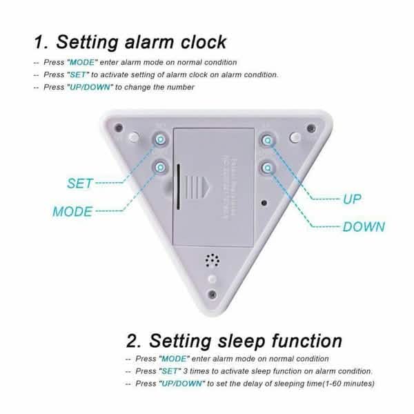 7 Color Changing LED Alarm Clock DailySale