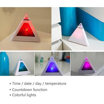 7 Color Changing LED Alarm Clock DailySale