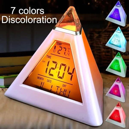 7 Color Changing LED Alarm Clock DailySale