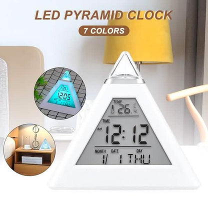 7 Color Changing LED Alarm Clock DailySale