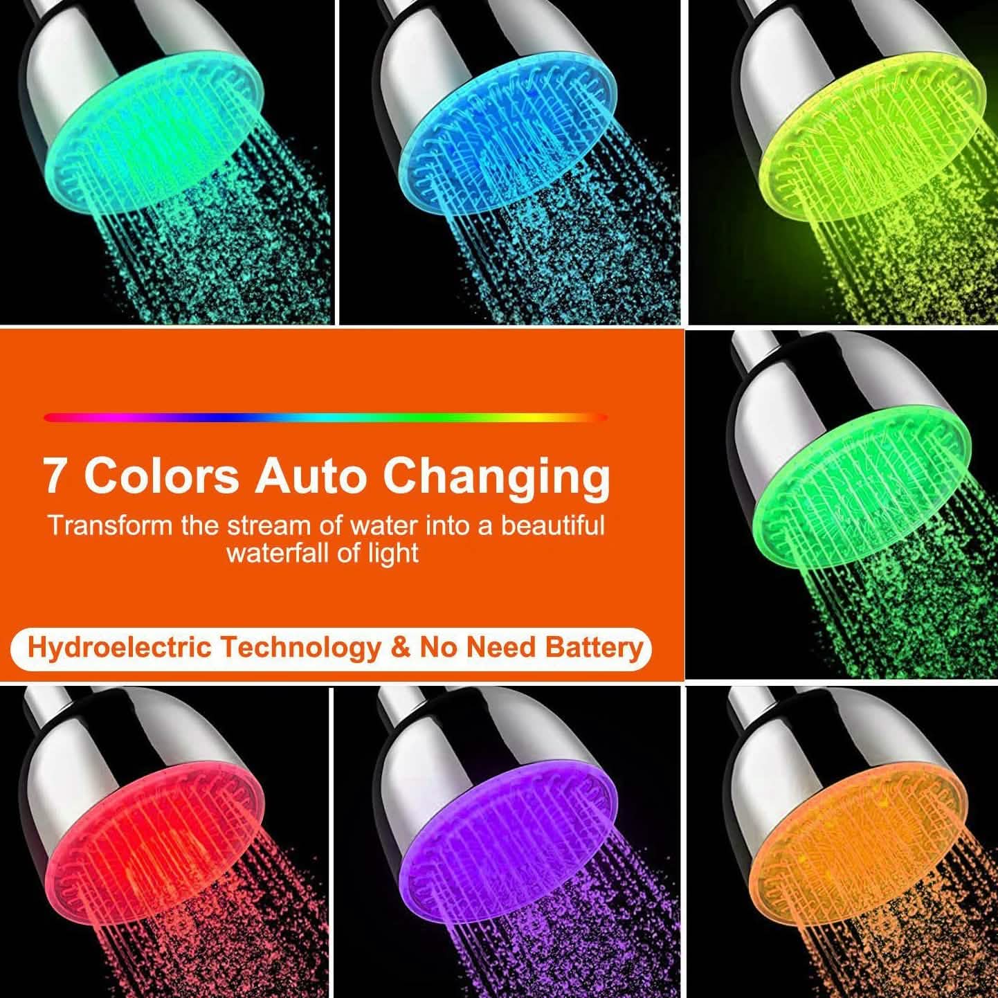 7 Color Changing LED Shower Head DailySale