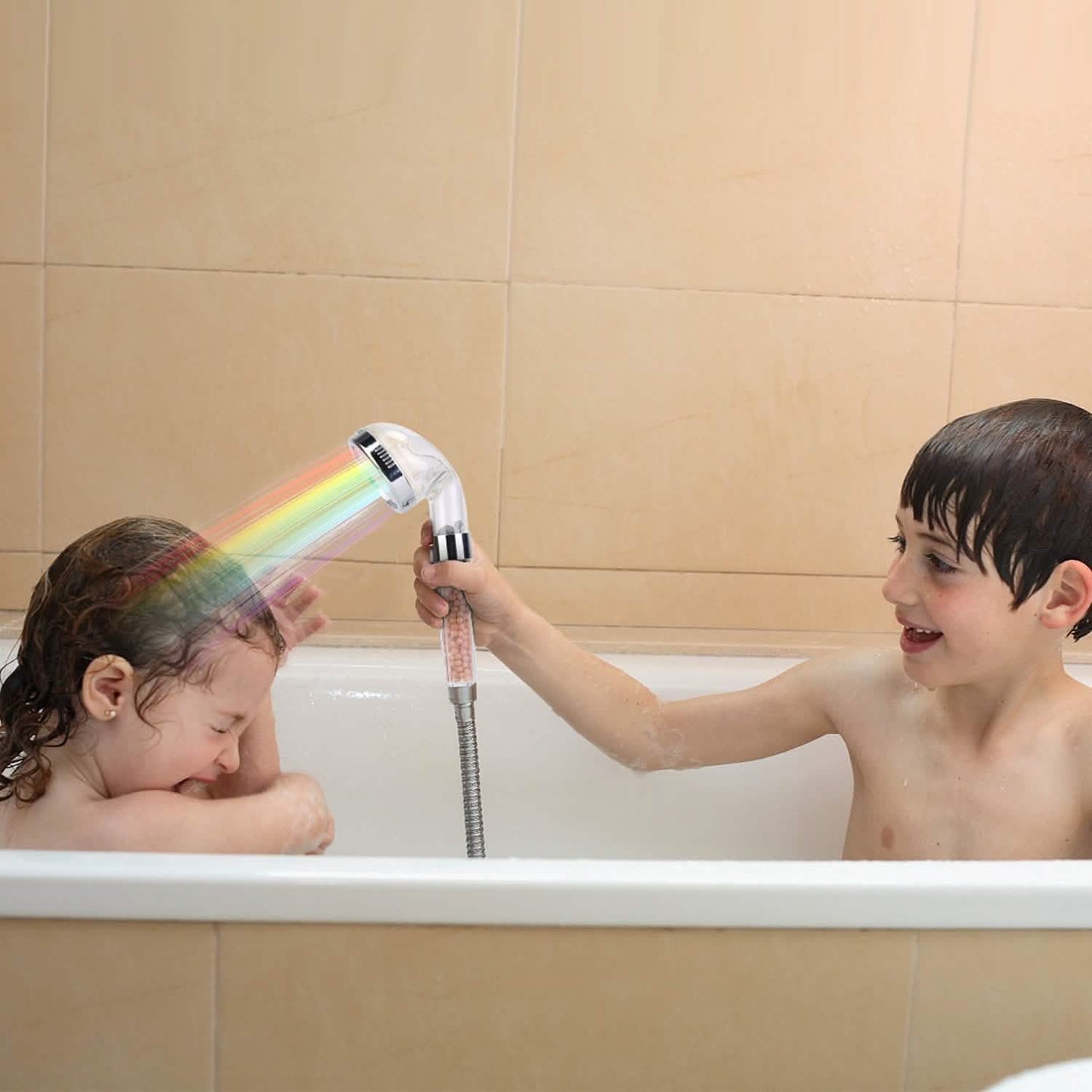 7 Color Changing Light Handheld Shower Head DailySale