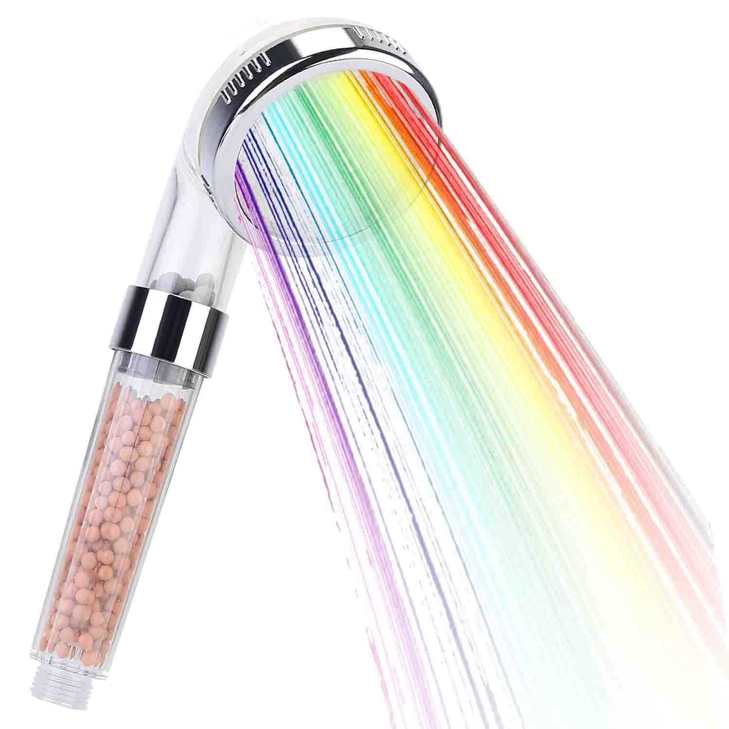 7 Color Changing Light Handheld Shower Head DailySale