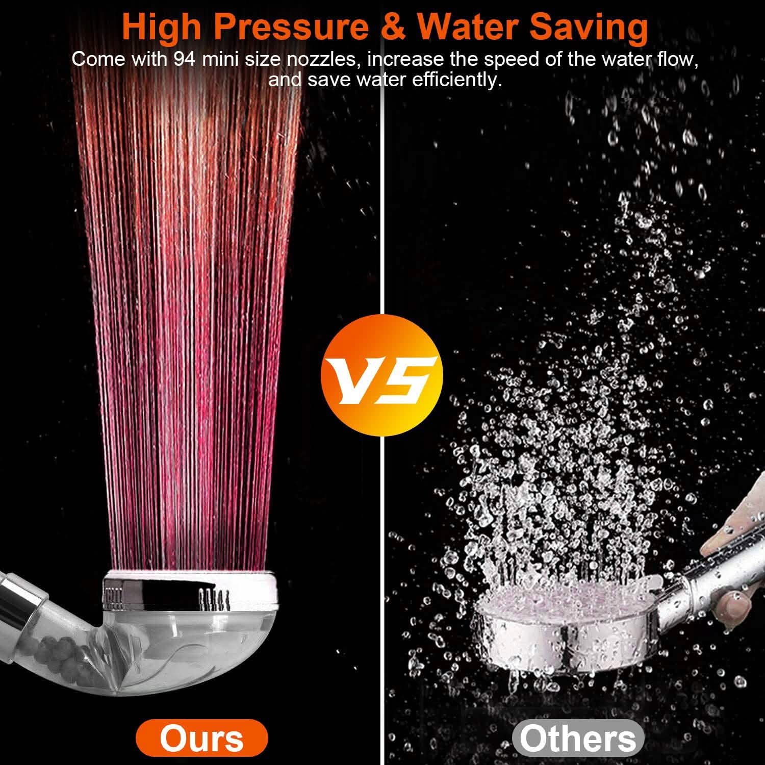 7 Color Changing Light Handheld Shower Head DailySale