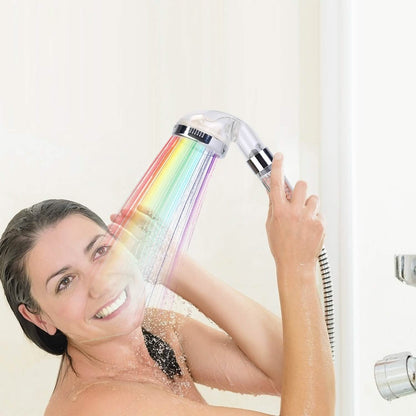 7 Color Changing Light Handheld Shower Head DailySale