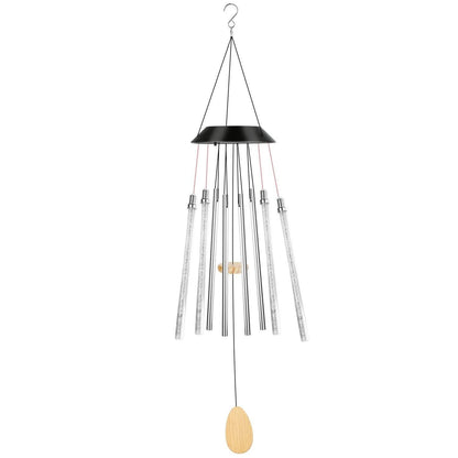 7 Color Changing Solar Wind Chime Lights DailySale