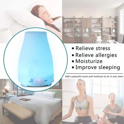 7 Color LED 200ML Ultrasonic Essential Oil Aroma Diffuser and Humidifier with Remote DailySale