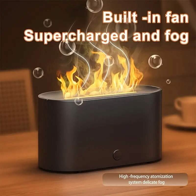 7-Color Simulated Flame Humidifier Aromatherapy Machine DailySale