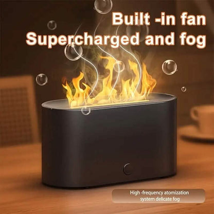 7-Color Simulated Flame Humidifier Aromatherapy Machine DailySale