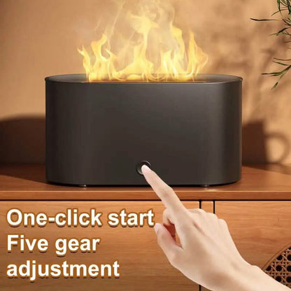 7-Color Simulated Flame Humidifier Aromatherapy Machine DailySale