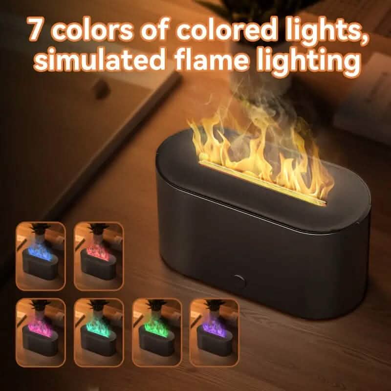 7-Color Simulated Flame Humidifier Aromatherapy Machine DailySale