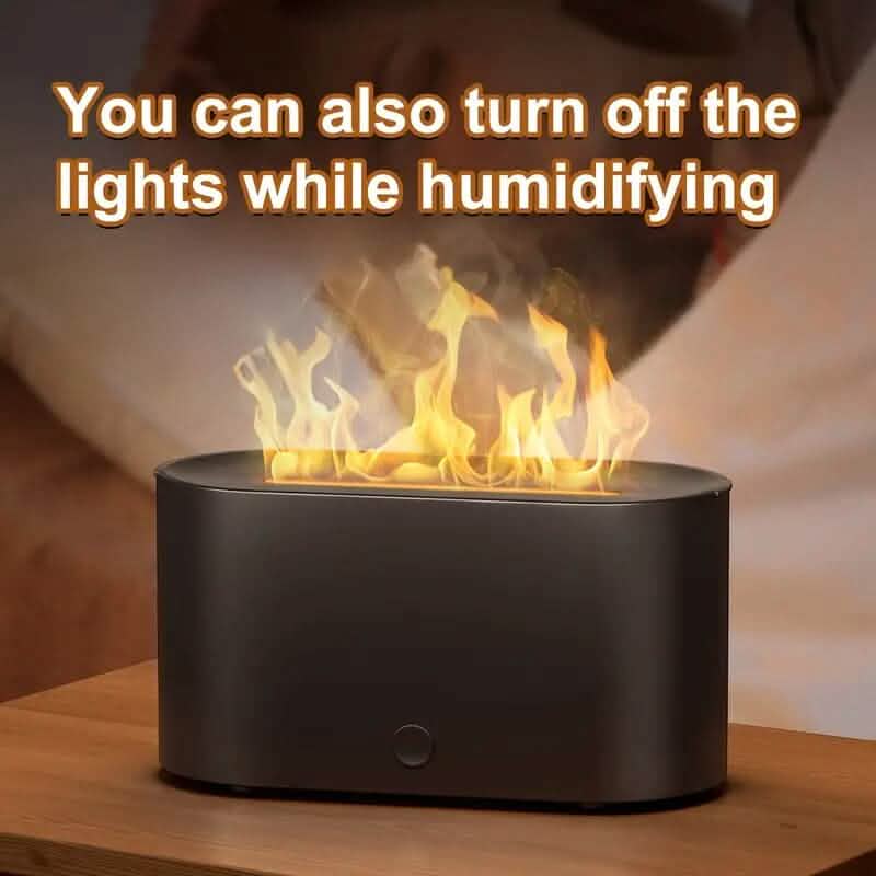 7-Color Simulated Flame Humidifier Aromatherapy Machine DailySale