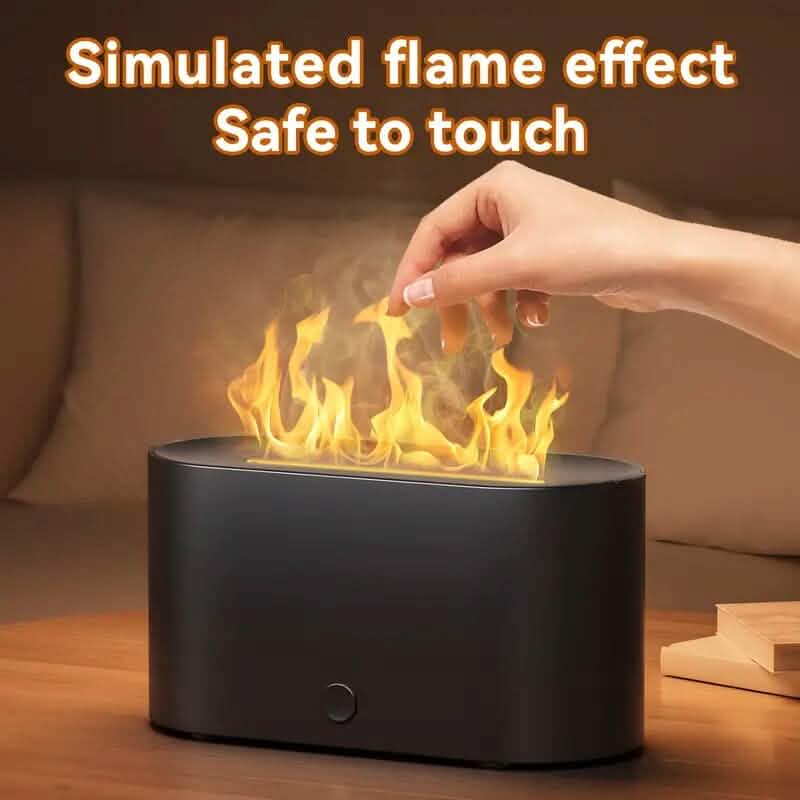 7-Color Simulated Flame Humidifier Aromatherapy Machine DailySale