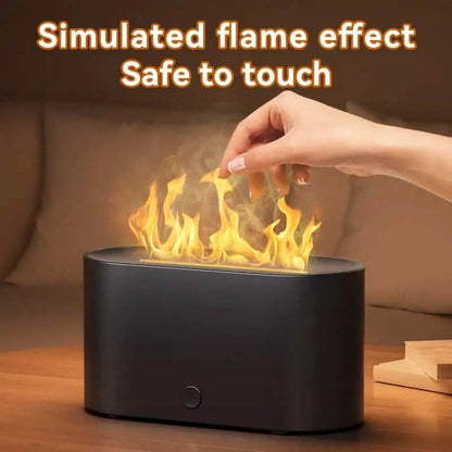 7-Color Simulated Flame Humidifier Aromatherapy Machine DailySale