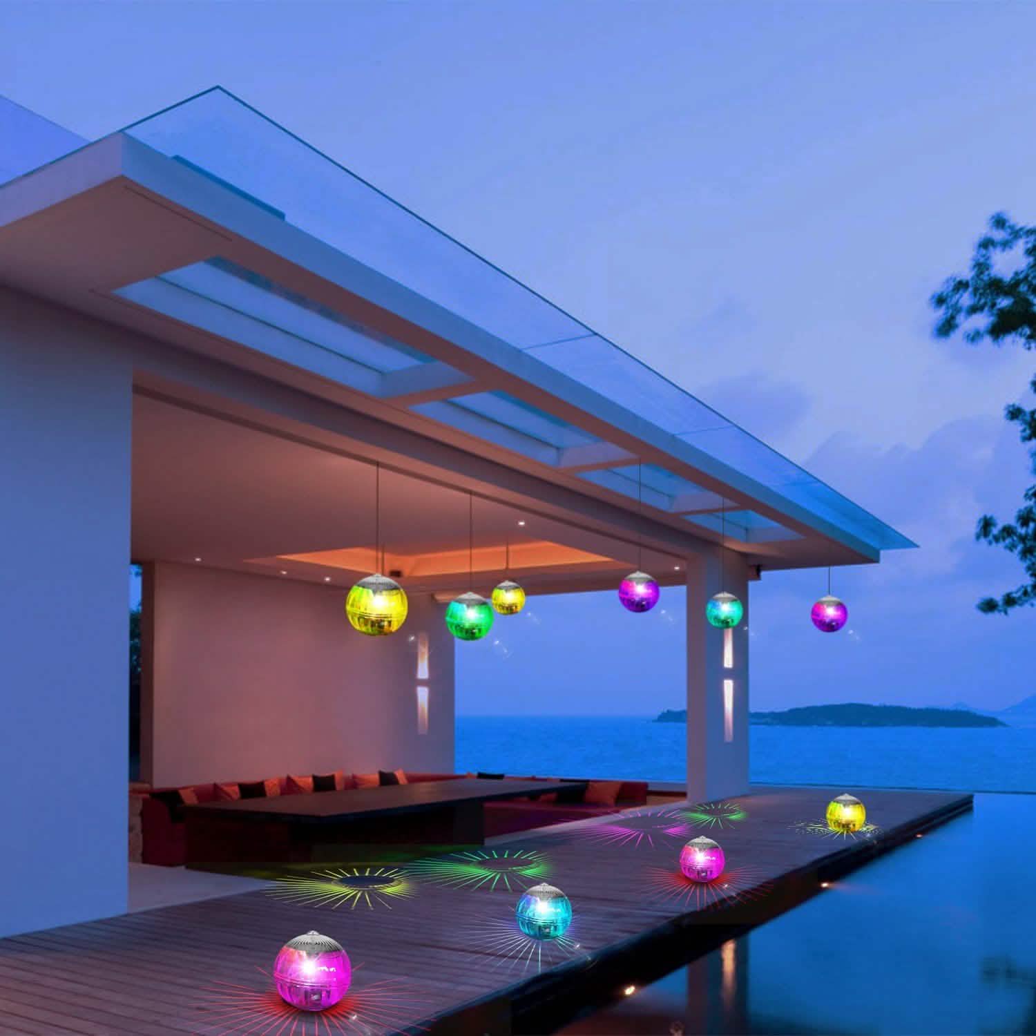 7 Color Solar LED Floating Lights DailySale