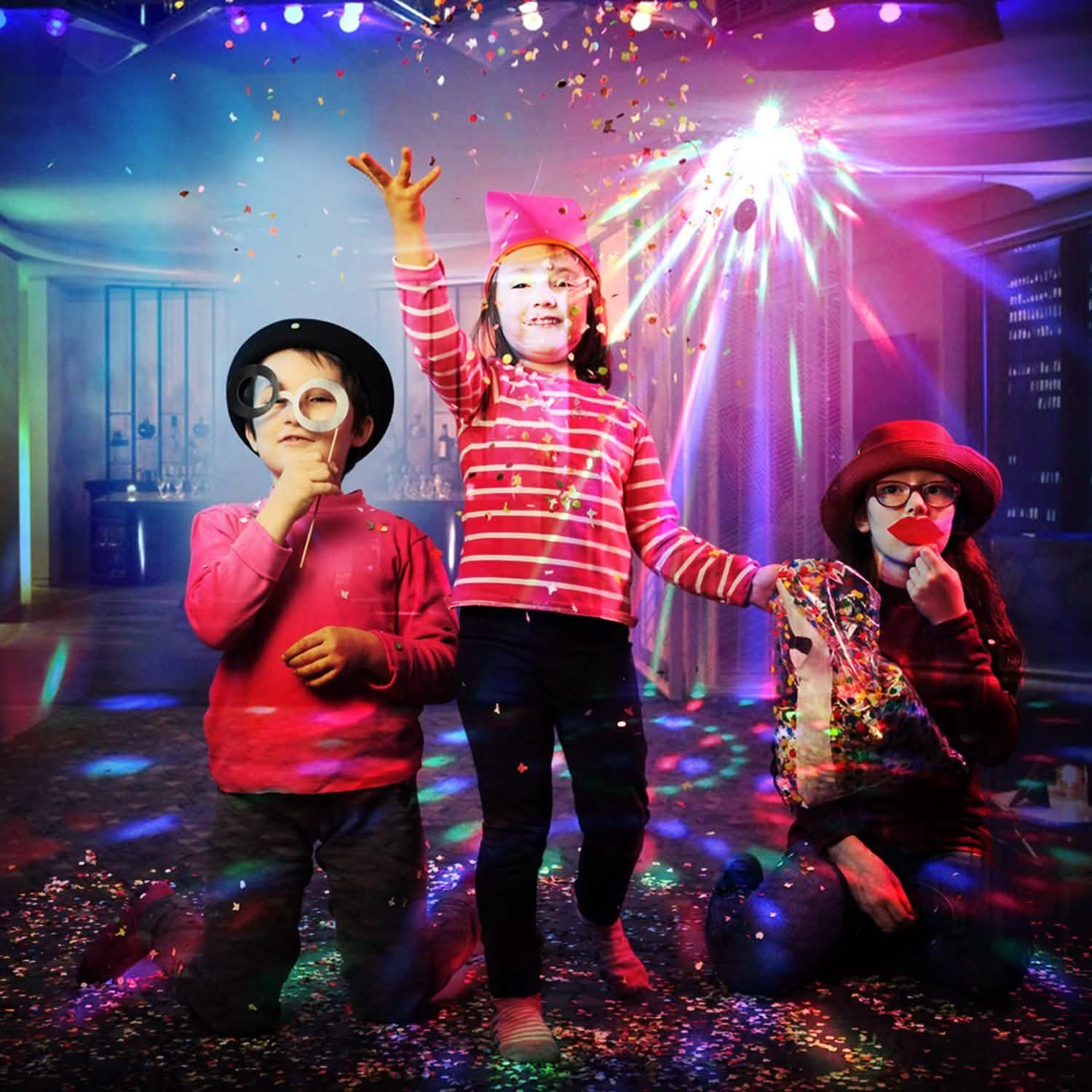 7 Colors Sound Activated Party Lights with Remote Control DailySale
