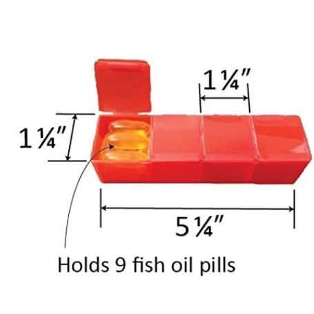 7 Day Extra Large Pill Organizer with Cute Travel Case DailySale
