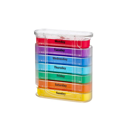7 Day Stackable Pill Box Dispenser DailySale