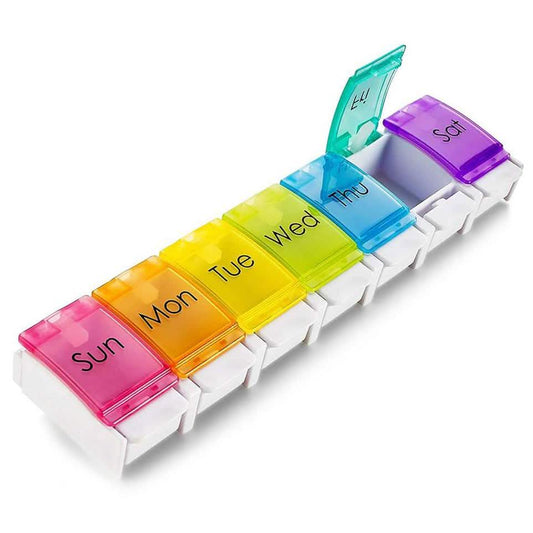 7-Day Weekly Travel Pill Organizer DailySale
