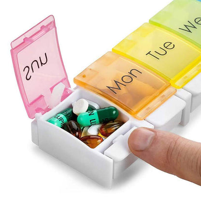 7-Day Weekly Travel Pill Organizer DailySale