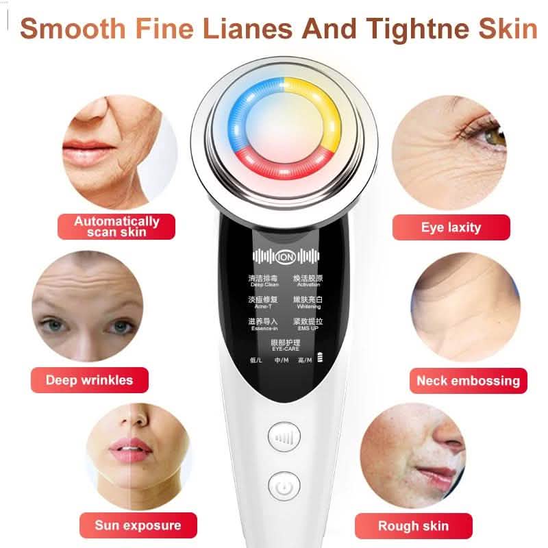 7-in-1 AmazeFan RF and EMS Radio Beauty Skin Care Tools DailySale