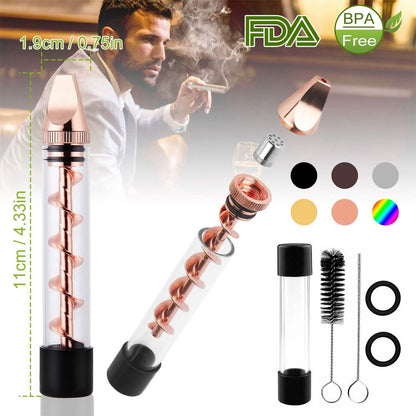 7-in-1 Grinder Blunt Kit with Smoking Metal Tip Cleaning Brush DailySale
