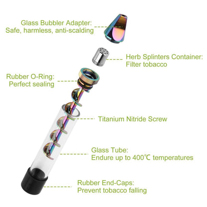 7-in-1 Grinder Blunt Kit with Smoking Metal Tip Cleaning Brush DailySale