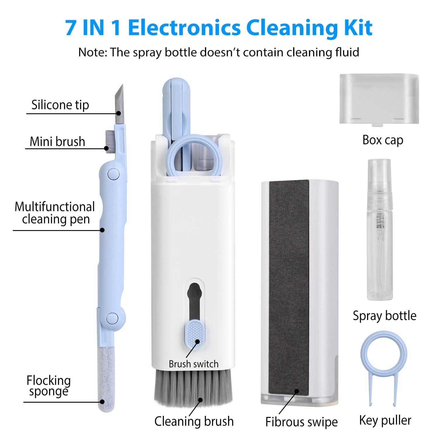 7-in-1 Laptop Keyboard Dust Cleaner Brush DailySale