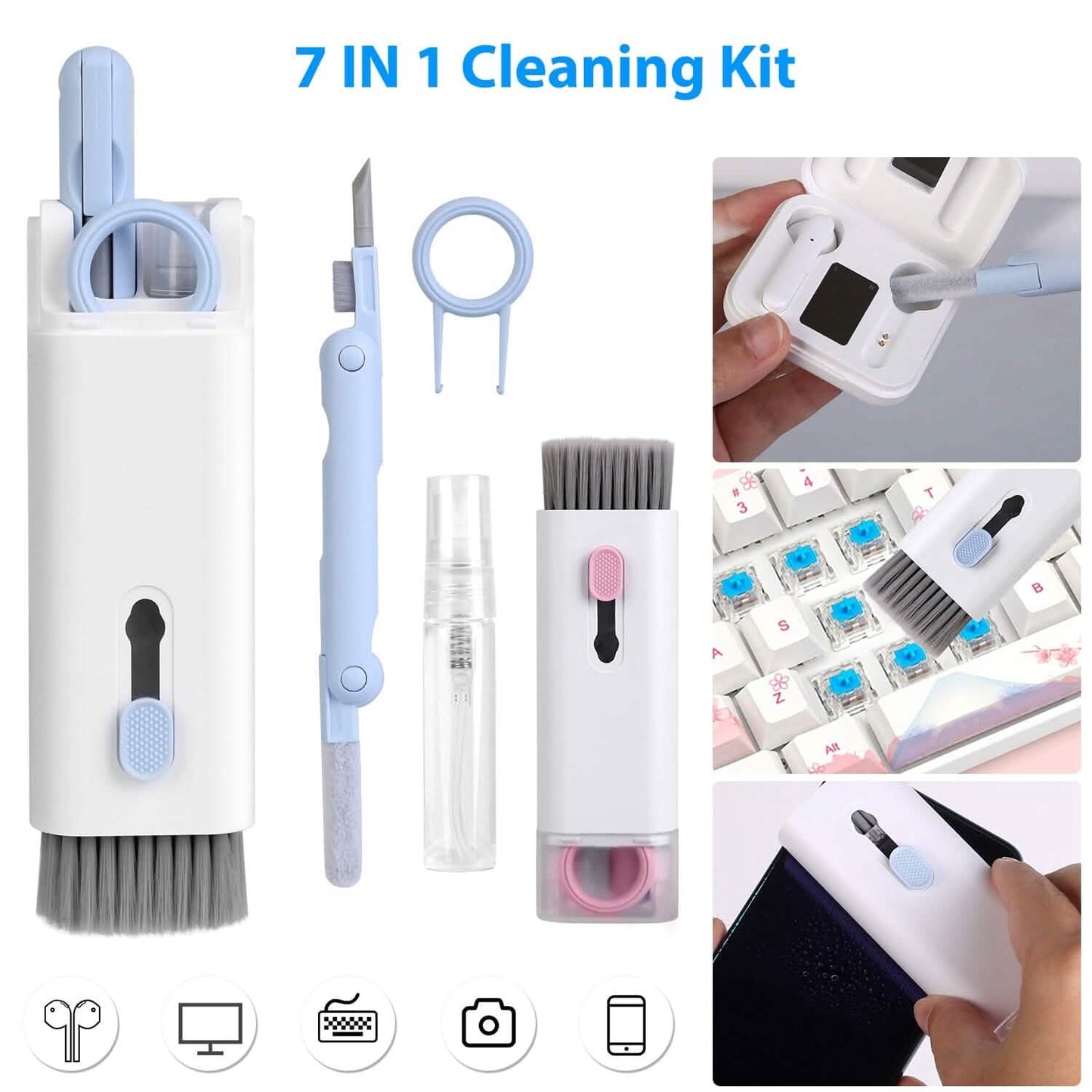7-in-1 Laptop Keyboard Dust Cleaner Brush DailySale