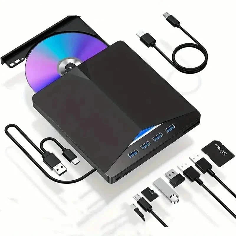 7-In-1 Portable External CD/DVD Drive DailySale