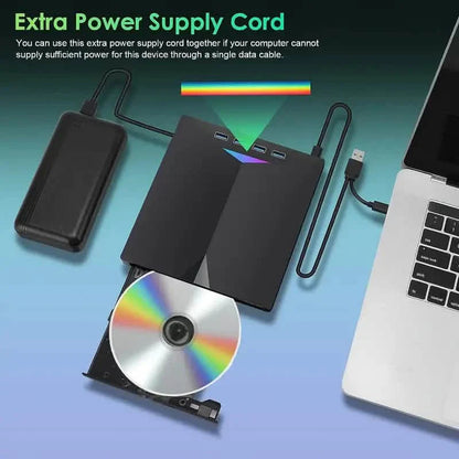 7-In-1 Portable External CD/DVD Drive DailySale