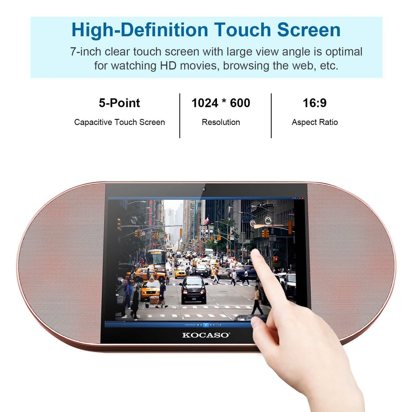 7-Inch Touch Screen Android Tablet PC with Wireless Speaker DailySale