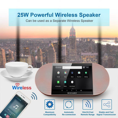 7-Inch Touch Screen Android Tablet PC with Wireless Speaker DailySale