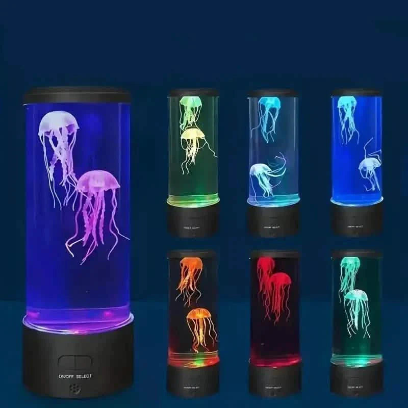 7" Jellyfish Lava Lamp Aquarium - Vibrant LED Lighting with 7 Dynamic Color Changing Settings DailySale