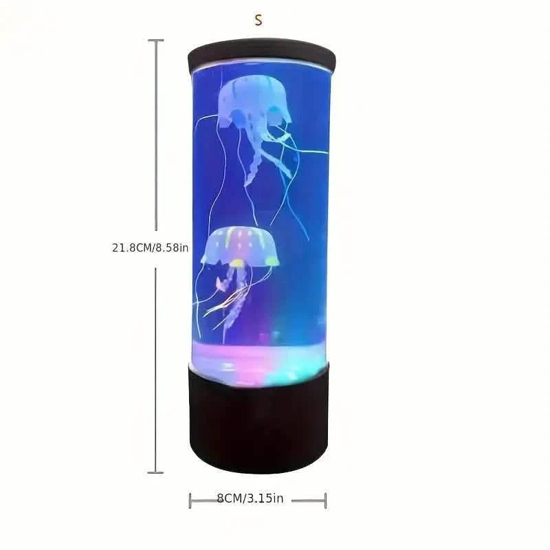 7" Jellyfish Lava Lamp Aquarium - Vibrant LED Lighting with 7 Dynamic Color Changing Settings DailySale