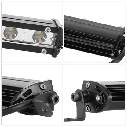 7" LED Light Bar Single Row Offroad Spot Lights DailySale
