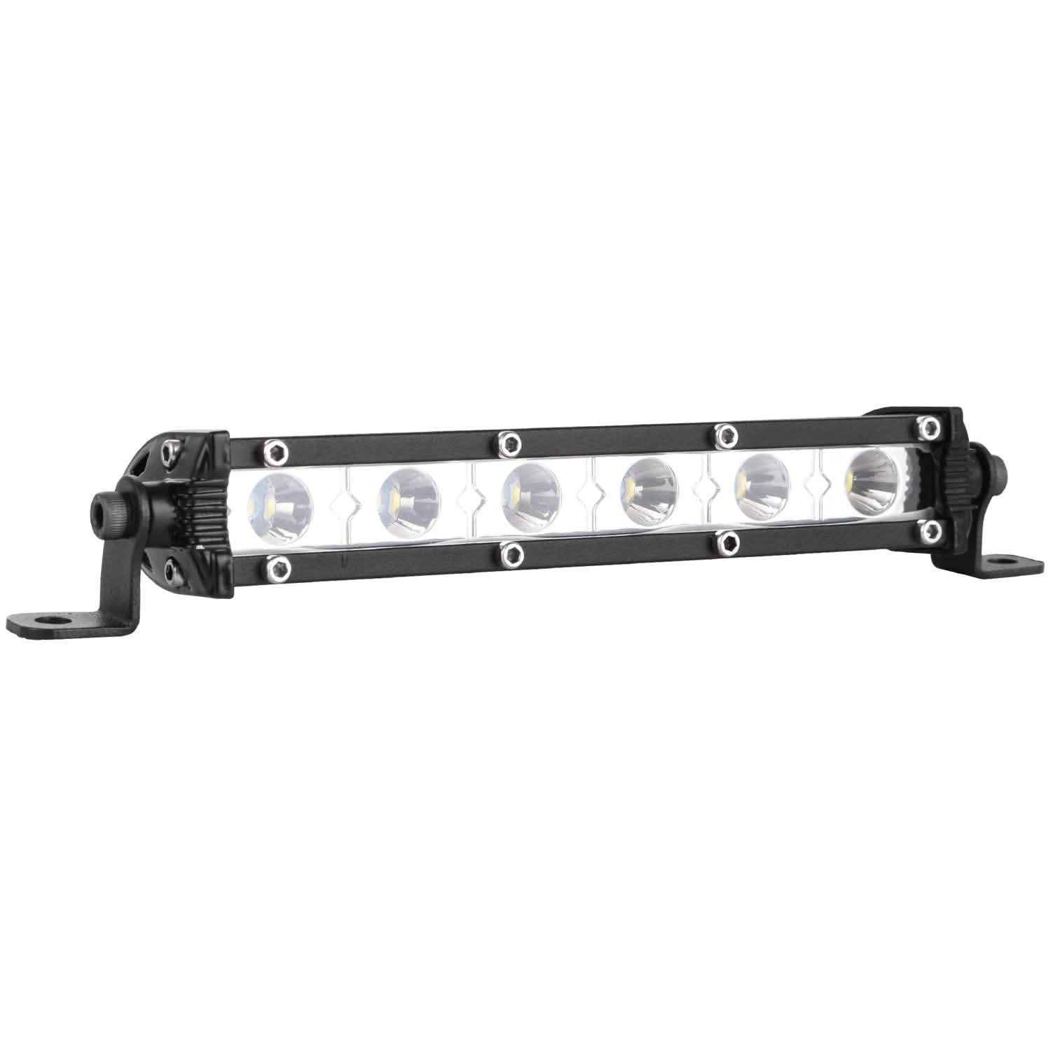 7" LED Light Bar Single Row Offroad Spot Lights DailySale