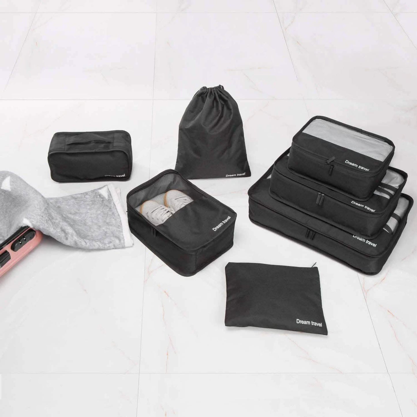 7-Pack: FITNATE Travel Storage Bag Breathable, Lightweight and Durable DailySale