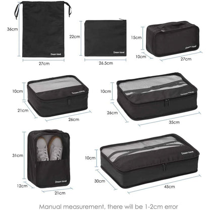 7-Pack: FITNATE Travel Storage Bag Breathable, Lightweight and Durable DailySale