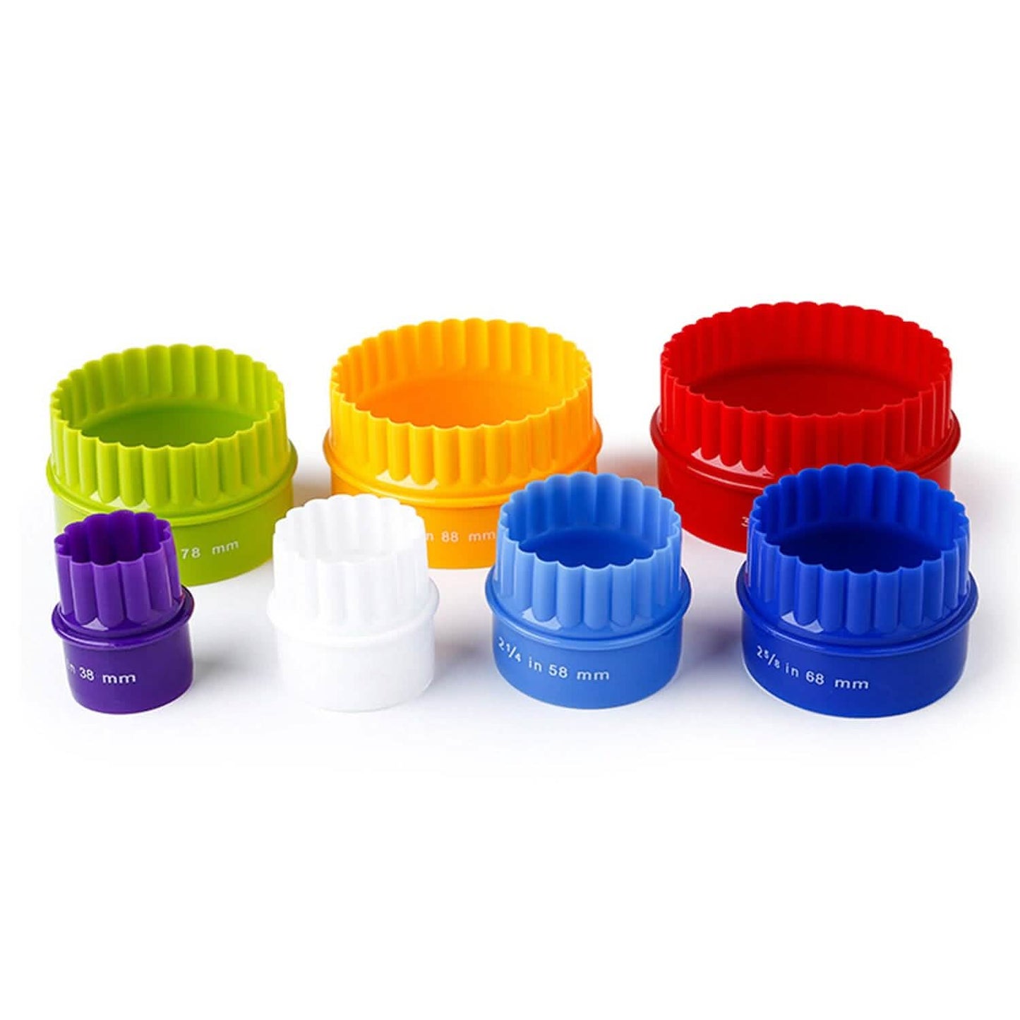 7-Pack: Premium Quality Two-Sided Biscuit Cutter Set For Cookies And Fondant Cakes DailySale